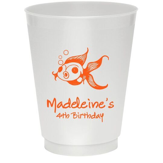 Goldfish Colored Shatterproof Cups